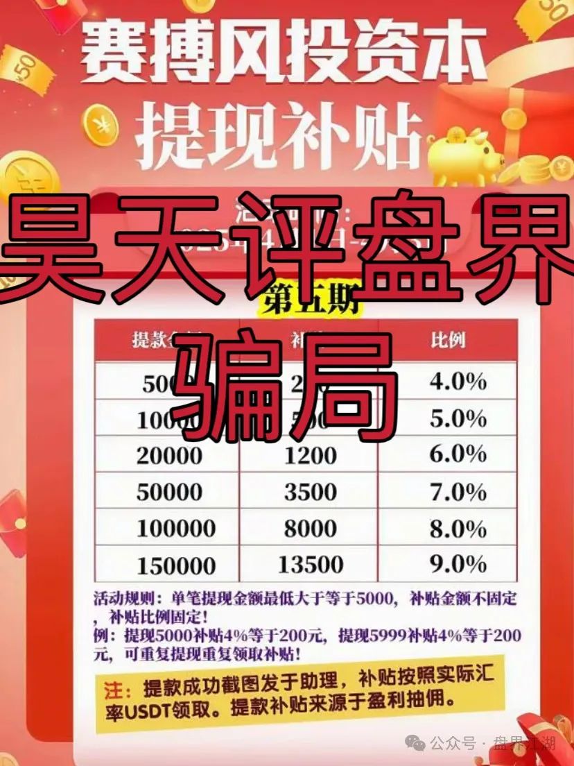 赛搏风投资本，股票跟单类资金盘骗局，圈钱过亿泡沫太大已经开始单割！