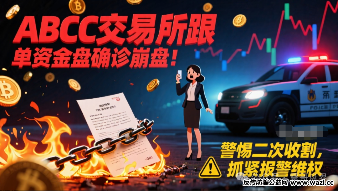 警惕二次收割！【ABCC交易所】跟单资金盘确诊崩盘！