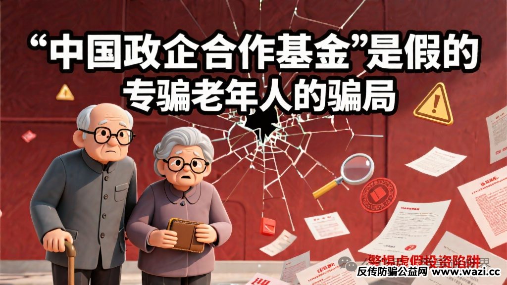 专骗老年人的骗局“中国政企合作基金”是假的!