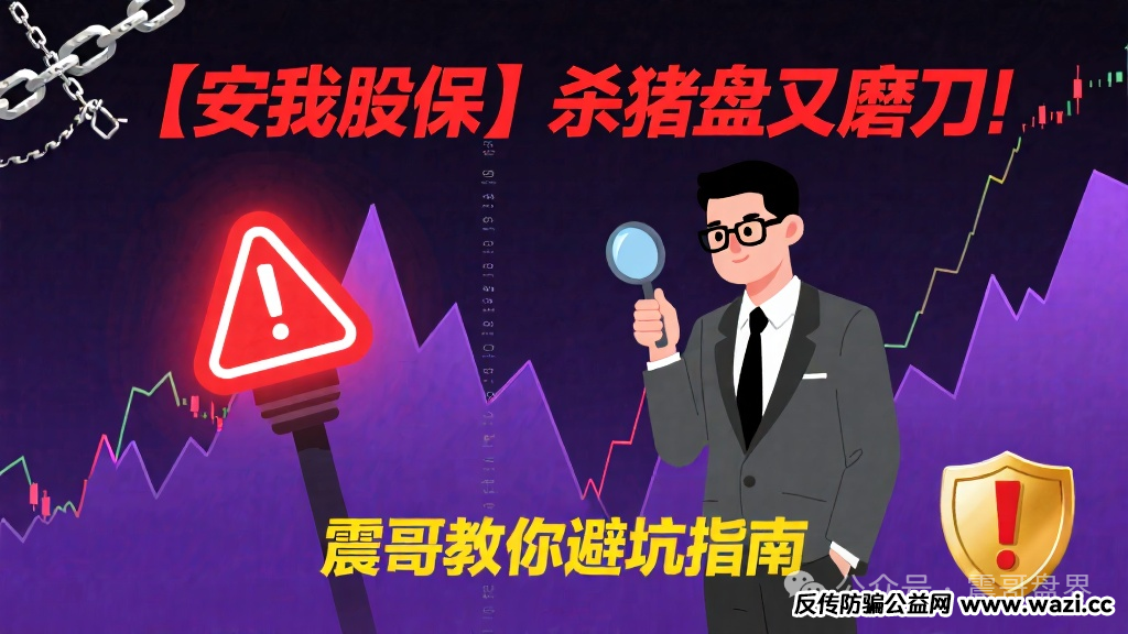 【安我股保】这个杀猪盘又开始磨刀了！手把手教你避坑！