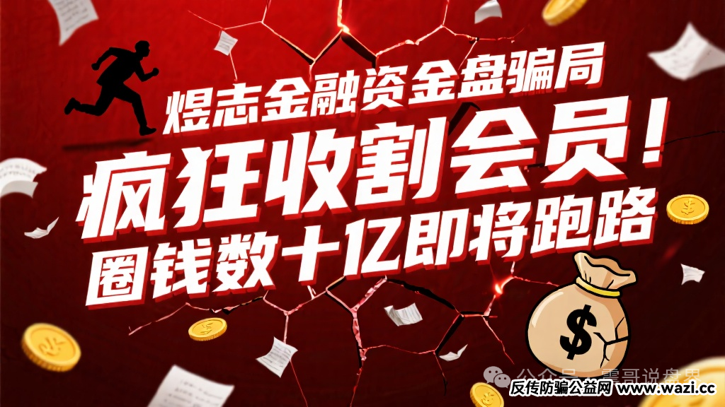 【煜志金融】资金盘骗局，疯狂单割会员！圈钱数十亿即将跑路！