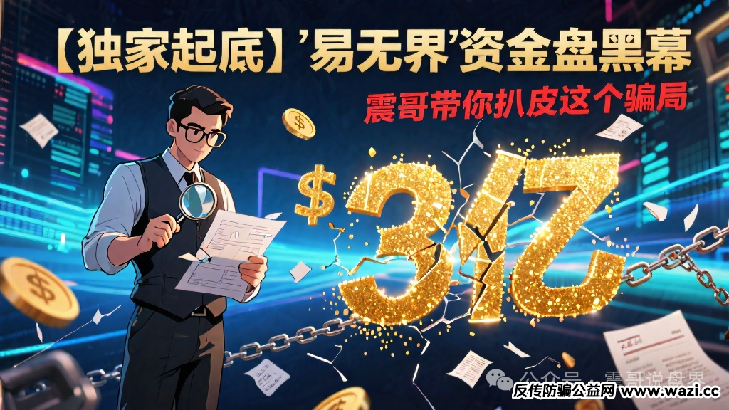 【独家起底】＂易无界＂资金盘黑幕：这个3亿骗局!