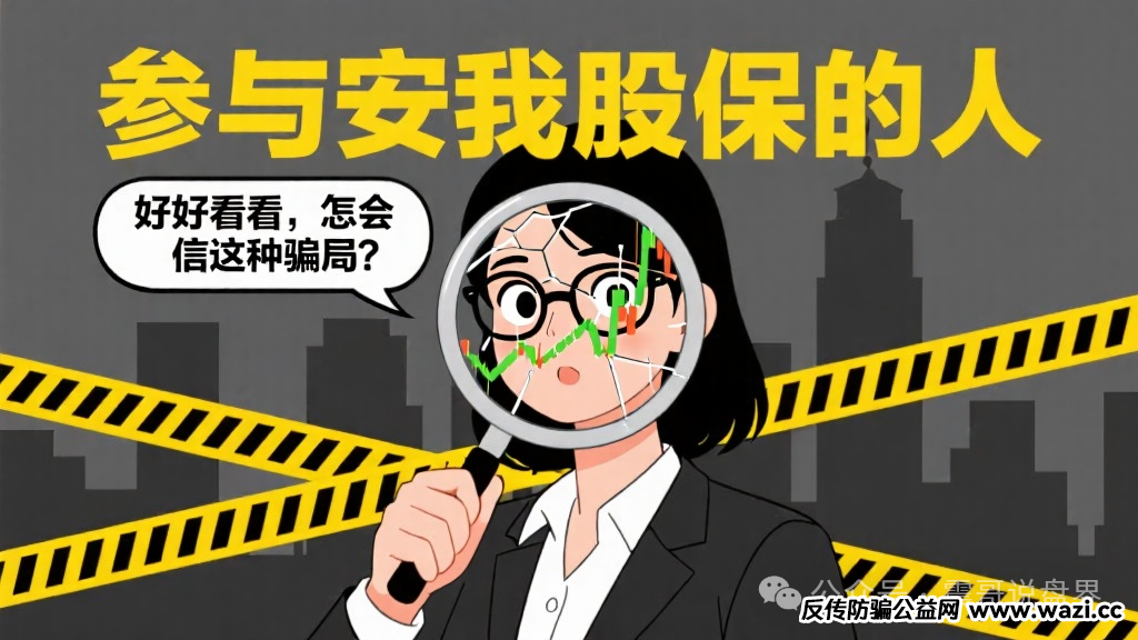 【安我股保】的人好好看看，你们怎么可能会信这么低级的骗局！