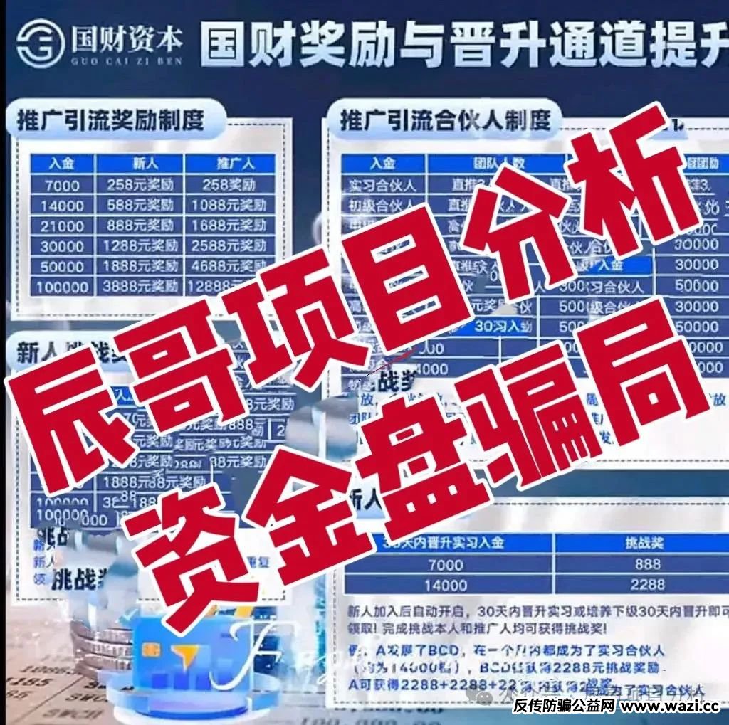 国财资本（佰宜康）股票跟投资金盘即将崩盘跑路！