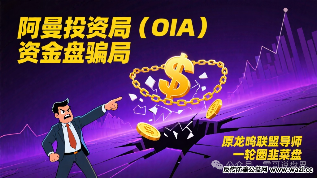 【阿曼投资局(OIA)】资金盘骗局,原龙鸣联盟导师所开,一轮圈韭菜盘!