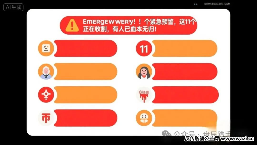 紧急！这11个“敛财骗局”已有人血本无归！速查你身边有没有人在投！