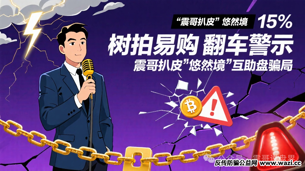 "树拍易购"翻车警示:震哥带你扒皮"悠然境"互助盘骗局