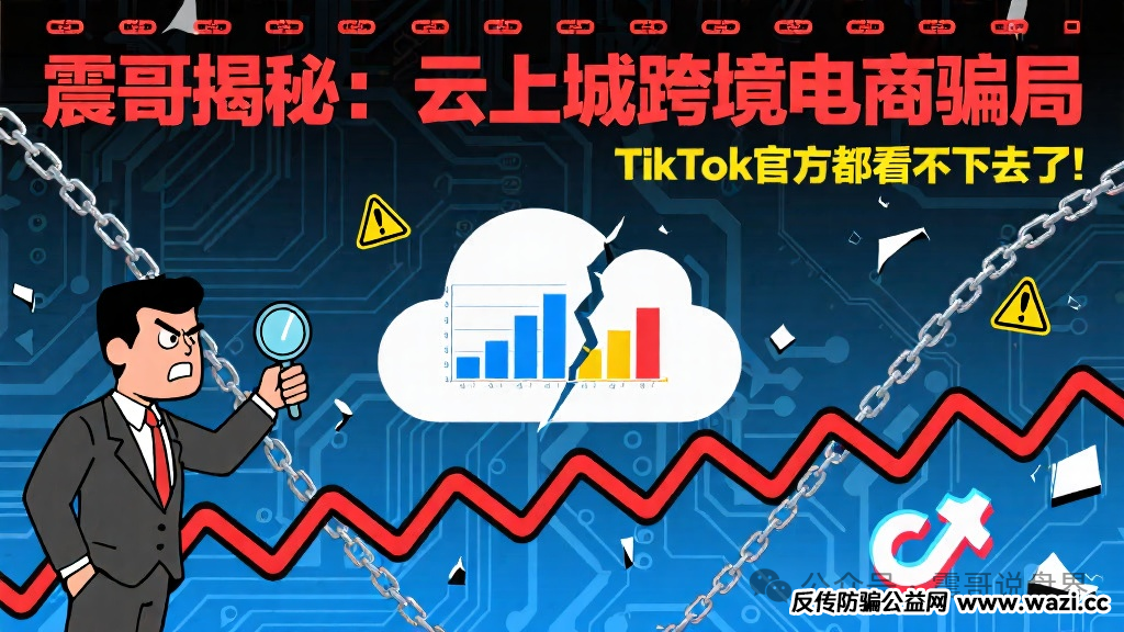 揭秘：【云上城】跨境电商骗局，TikTok官方都看不下去了！