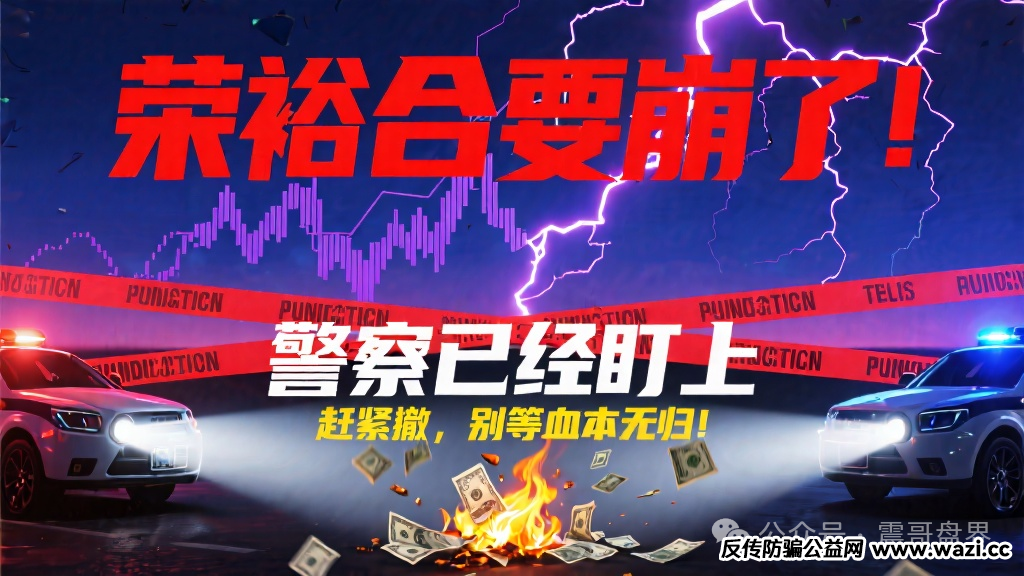 【荣裕合】要崩了！警察已经盯上，赶紧撤，别等血本无归！