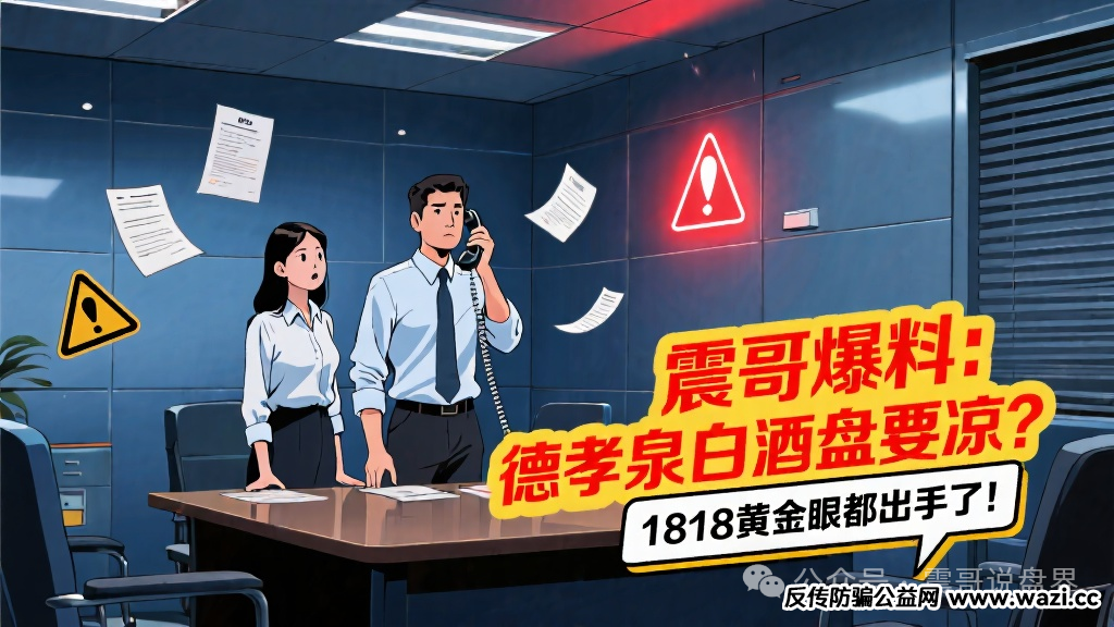 爆料：【德孝泉】白酒盘要凉？会员集体报警，1818黄金眼都出手了！