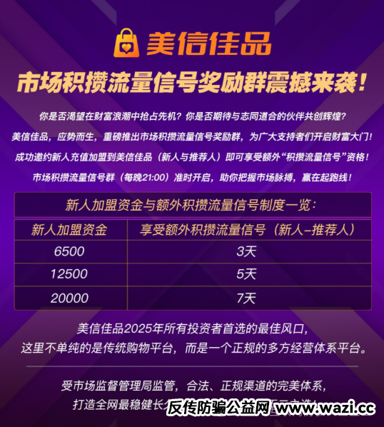 警惕!【美信佳品】不拉人就单割你?其模式和行为令人胆寒!
