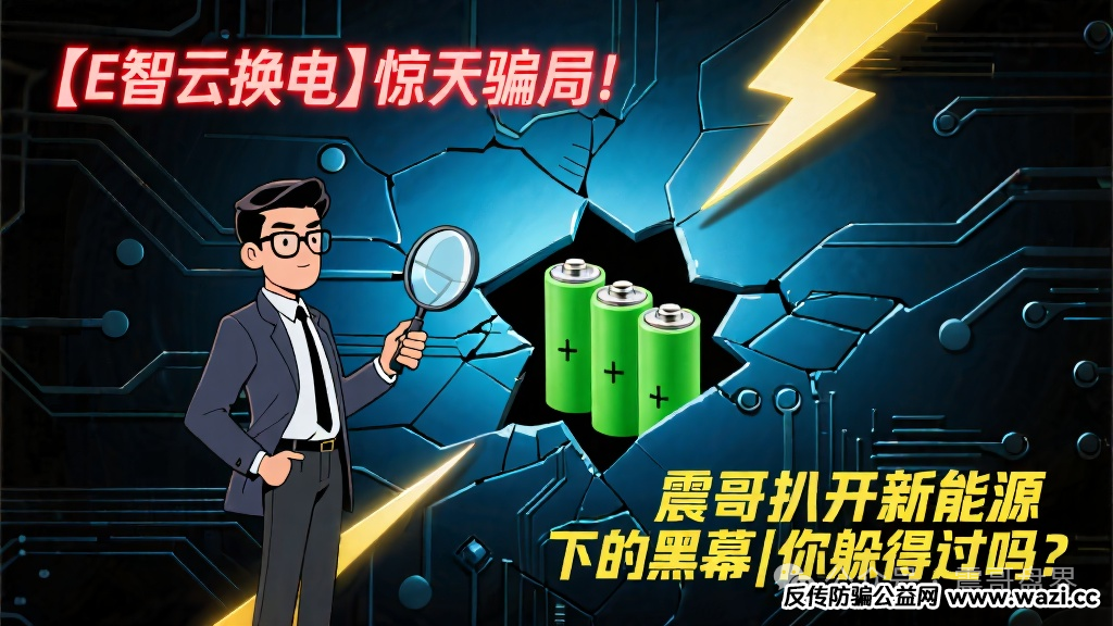 【E智云换电】惊天骗局！震哥扒开新能源外衣下的黑幕，这些你躲得过吗？