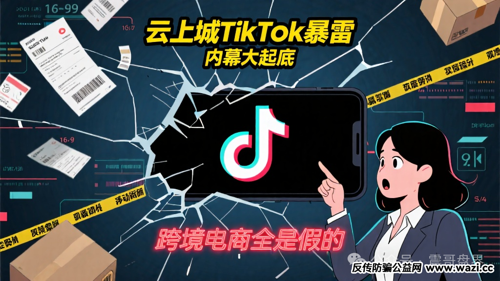 【云上城TikTok】暴雷内幕大起底,跨境电商全是假的!