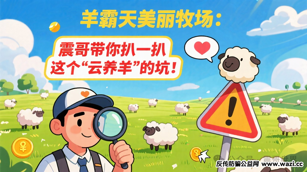 带你扒一扒【羊霸天美丽牧场】这个“云养羊”的坑!