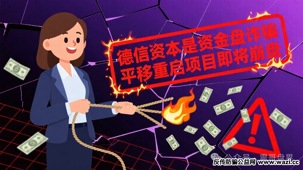 【德信资本】是资金盘诈骗，平移的重启项目，已经单割即将崩盘！