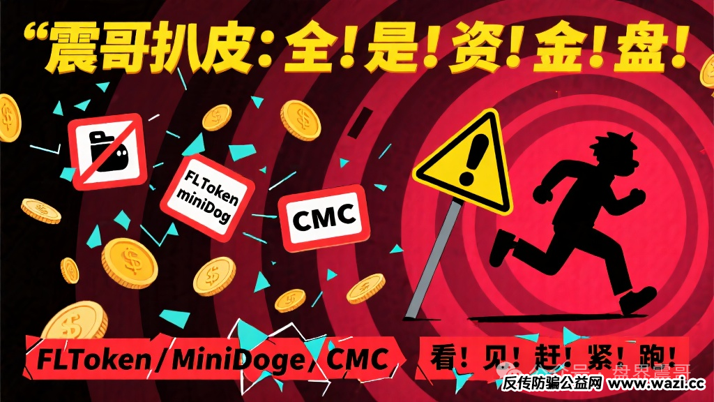 【FLToken、Minidoge、CMC】全是资金盘！看见赶紧跑！