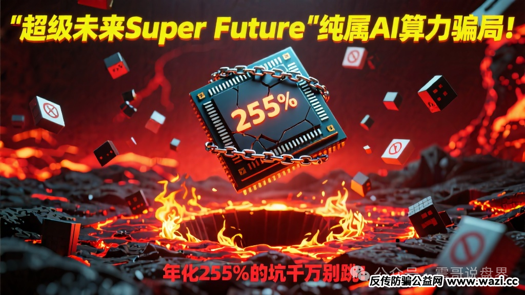 纯属AI算力骗局!【超级未来Super Future】年化255%的坑千万别跳!