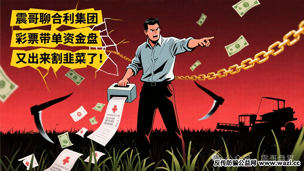 【合利集团】彩票带单资金盘又出来割韭菜了！