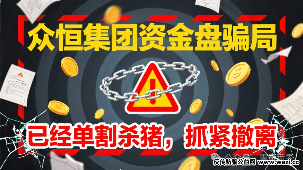 【众恒集团】资金盘骗局，已经单割杀猪，抓紧撤离！
