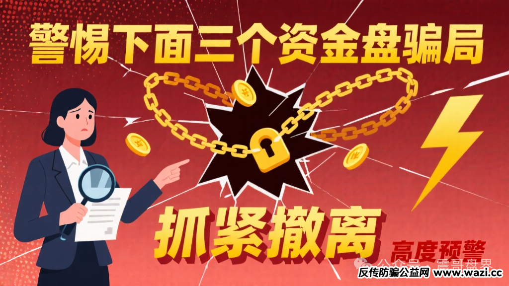 警惕下面三个资金盘骗局【搜了宝,8点量化】抓紧撤离,高度预警!