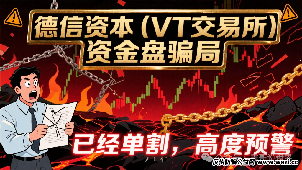 【德信资本（VT交易所）】资金盘骗局，已经单割，高度预警！