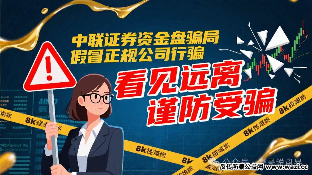 【中联证劵】资金盘骗局，假冒正规公司行骗，看见远离！